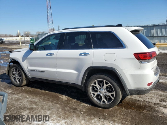 2021 Jeep Grand Cherokee Limited z VIN 1C4RJFBG1MC840455, wystawiony jako Copart lot #46130535 z przebiegiem 27 594 mil mil oraz Szkoda całkowita • Salvage title. Historia ofert i sprzedaży dostępna na DreamBid. Obrazek 2.