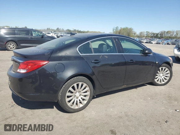 2011 Buick Regal CXL RL3 with VIN W04GR5EC2B1044335, listed as a Copart auction lot 53631615 with 152,275 mi miles and Clean Title. Bid and sale history available at carsss.com. Image 3.