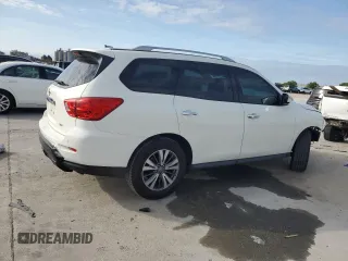 2017 Nissan Pathfinder S with VIN 5N1DR2MN8HC656610, listed as a Copart auction lot 59202795 with 109,262 mi miles and Salvage title. Bid and sale history available at DreamBid. Image 3.