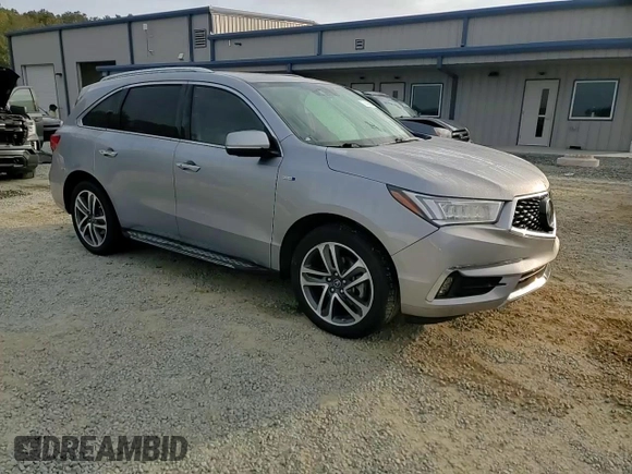 2017 Acura MDX Sport Hybrid w/Advance Pkg with VIN 5FRYD7H71HB000473, listed as a Copart auction lot 78446814 with 37,284 mi miles and Salvage Title. Bid and sale history available at carsss.com. Image 12.