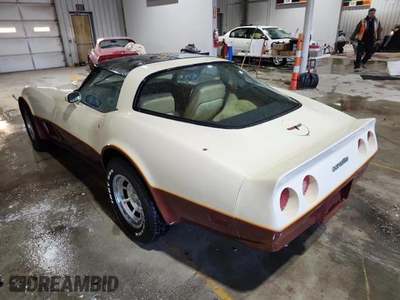 1981 Chevrolet Corvette with VIN 1G1AY876XBS414005, listed as a Copart auction lot 88344075 with 93,932 mi miles and Clean Title. Bid and sale history available at carsss.com. Image 3.