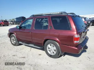 2002 Nissan Pathfinder SE z VIN JN8DR09Y02W719639, wystawiony jako Copart lot #53619955 z przebiegiem 117 174 mil mil oraz Szkoda całkowita • Salvage title. Historia ofert i sprzedaży dostępna na DreamBid. Obrazek 2.