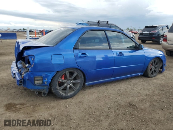 2007 Subaru Impreza WRX z VIN JF1GD74647G507291, wystawiony jako Copart lot #57573755 z przebiegiem 115 991 mil mil oraz Szkoda całkowita • Salvage title. Historia ofert i sprzedaży dostępna na DreamBid. Obrazek 3.