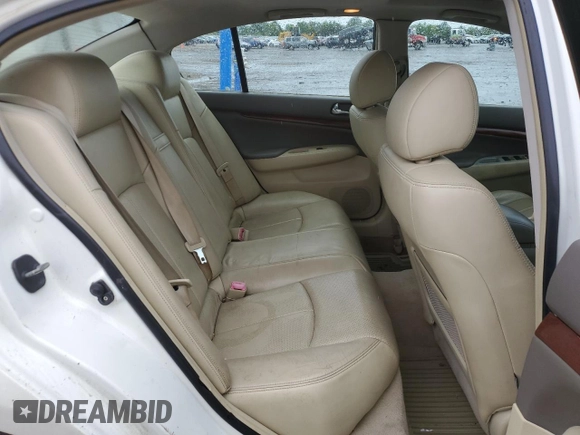 2008 Infiniti G35 x z VIN JNKBV61F68M266254, wystawiony jako Copart lot #57389025 z przebiegiem 165 524 mil mil oraz Szkoda całkowita • Salvage title. Historia ofert i sprzedaży dostępna na DreamBid. Obrazek 10.