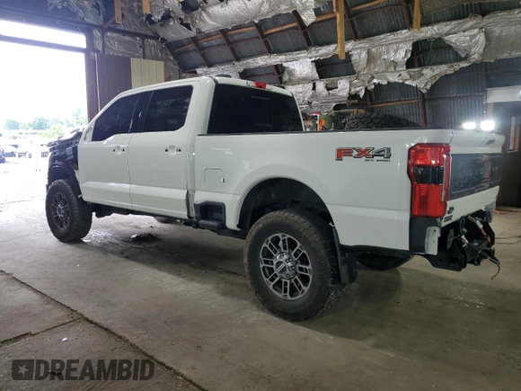 2024 Ford F-350 XL with VIN 1FT8W3BM0REC88847, listed as a Copart auction lot 59127545 with 22,115 mi miles and Salvage title. Bid and sale history available at DreamBid. Image 2.
