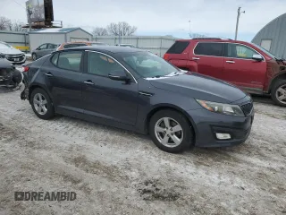 2015 Kia Optima LX with VIN 5XXGM4A76FG432993, listed as a Copart auction lot 45934855 with 206,204 mi miles and Salvage title. Bid and sale history available at DreamBid. Image 4.