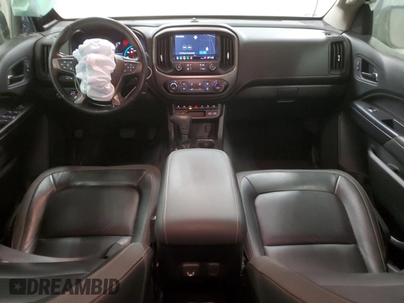 2021 GMC Canyon 4WD AT4 w/Cloth with VIN 1GTG6FEN0M1106579, listed as a Copart auction lot 81330184 with 29,630 mi miles and Salvage Title. Bid and sale history available at carsss.com. Image 8.