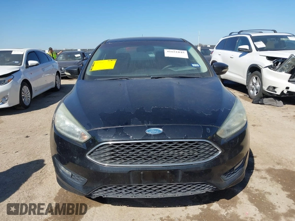 2015 Ford Focus SE with VIN 1FADP3F24FL313640, listed as a IAAI auction lot 41651845 with 146,390 mi miles. Bid and sale history available at carsss.com. Image 13.