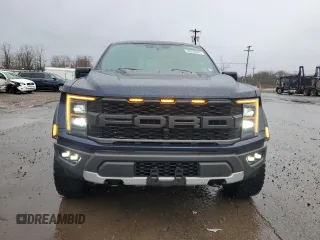 2023 Ford F-150 Raptor with VIN 1FTFW1RG0PFD16861, listed as a Copart auction lot 52928285 with 19,454 mi miles and Salvage Title. Bid and sale history available at DreamBid. Image 5.