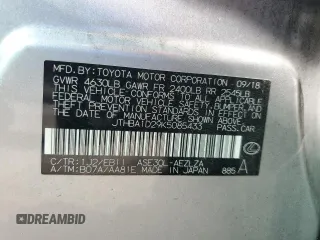 2019 Lexus IS with VIN JTHBA1D29K5085433, listed as a Copart auction lot 49301595 with 78,026 mi miles and Salvage Title. Bid and sale history available at carsss.com. Image 12.