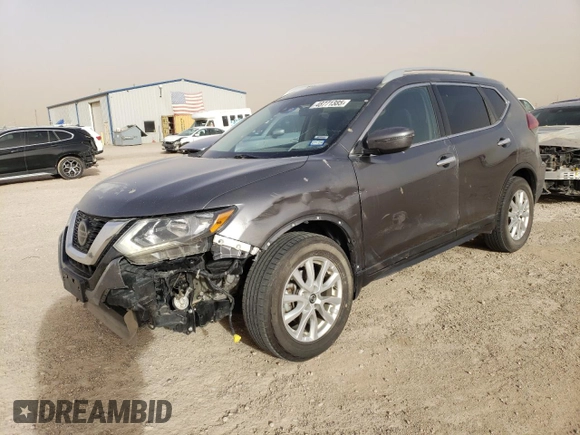 2019 Nissan Rogue SV with VIN 5N1AT2MT4KC801586, listed as a Copart auction lot 48771385 with 143,018 mi miles and Salvage Title. Bid and sale history available at carsss.com. Image 1.