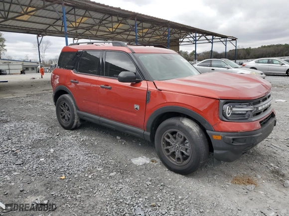 2024 Ford Bronco Sport Big Bend with VIN 3FMCR9B63RRE85669, listed as a Copart auction lot 44471215 with 4,275 mi miles and Salvage Title. Bid and sale history available at carsss.com. Image 4.