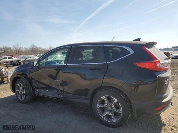 2018 Honda CR-V EX with VIN 7FARW2H55JE094708, listed as a Copart auction lot 48746755 with 57,655 mi miles and Salvage Title. Bid and sale history available at carsss.com. Image 2.