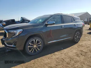 2020 GMC Terrain Denali with VIN 3GKALXEX2LL161925, listed as a Copart auction lot 57095335 with 114,726 mi miles and Salvage title. Bid and sale history available at DreamBid. Image 1.