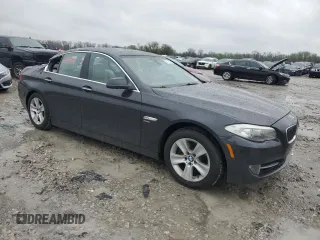 2012 BMW 5 Series 528i xDrive with VIN WBAXH5C54CDW05421, listed as a Copart auction lot 51747865 with 133,881 mi miles and Salvage Title. Bid and sale history available at carsss.com. Image 4.