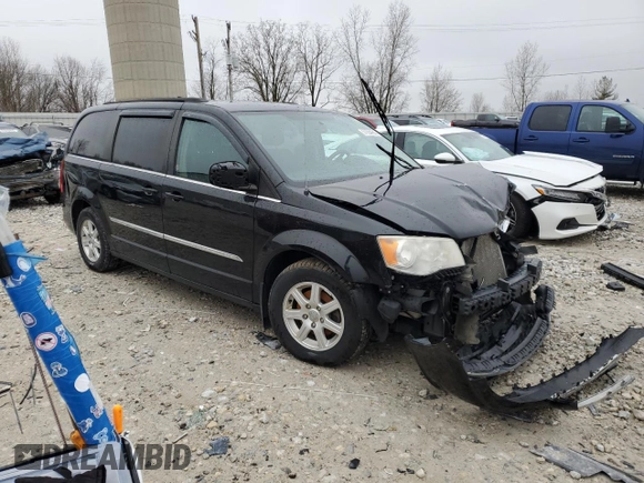 2012 Chrysler Town & Country Touring with VIN 2C4RC1BG0CR337132, listed as a Copart auction lot 51104985 with 162,682 mi miles and Clean Title. Bid and sale history available at carsss.com. Image 4.