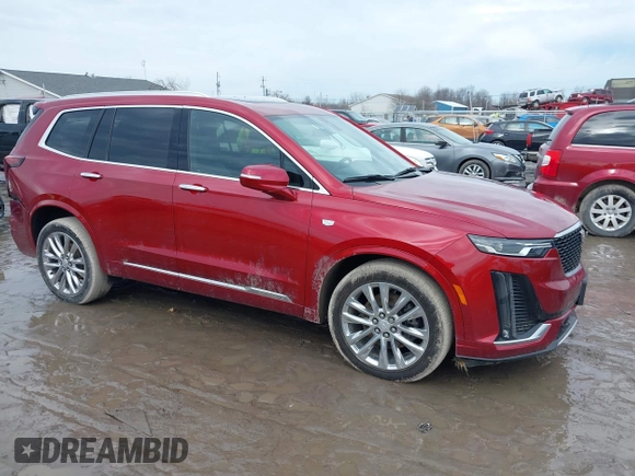 2022 Cadillac XT6 Premium Luxury with VIN 1GYKPDRS6NZ118860, listed as a IAAI auction lot 41459341 with 64,682 mi miles. Bid and sale history available at carsss.com. Image 1.