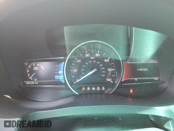 2017 Ford Explorer XLT with VIN 1FM5K7D85HGA93993, listed as a Copart auction lot 58561425 with 135,126 mi miles and Salvage title. Bid and sale history available at DreamBid. Image 9.