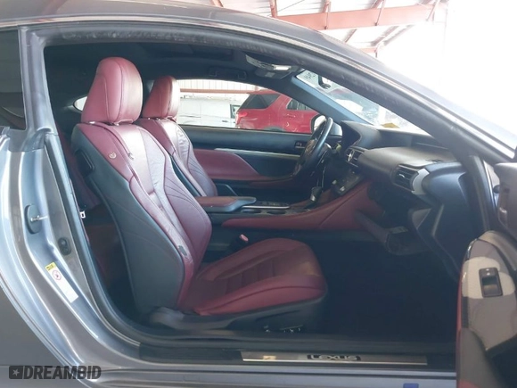 2015 Lexus RC 350 with VIN JTHHE5BC8F5003098, listed as a IAAI auction lot 41712949 with NaN miles. Bid and sale history available at carsss.com. Image 5.