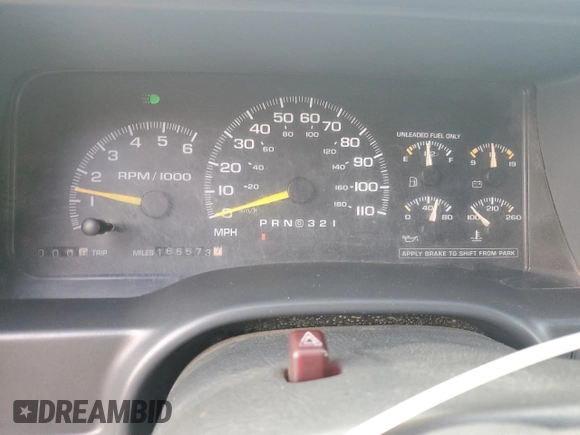 1997 GMC Yukon with VIN 1GKEK13R5VJ762200, listed as a Copart auction lot 47579745 with 165,573 mi miles and Clean Title. Bid and sale history available at carsss.com. Image 9.