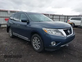 2013 Nissan Pathfinder SV with VIN 5N1AR2MMXDC681044, listed as a IAAI auction lot 41794481 with 181,915 mi miles. Bid and sale history available at carsss.com. Image 1.