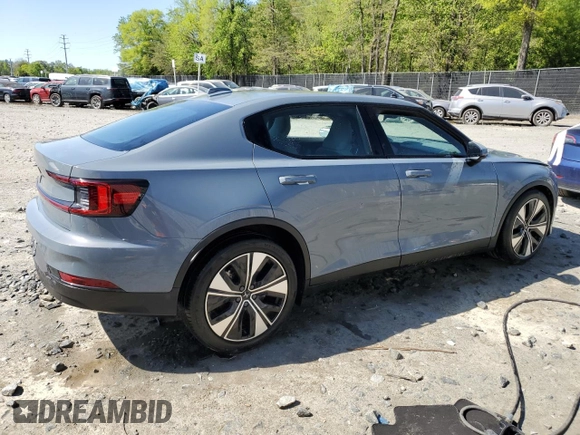 2023 Polestar 2 z VIN YSMED3KA5PL131679, wystawiony jako Copart lot #54813885 z przebiegiem 23 960 mil mil oraz Tytuł czysty. Historia ofert i sprzedaży dostępna na DreamBid. Obrazek 3.