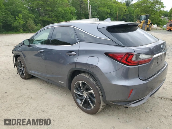 2016 Lexus RX 450h z VIN 2T2BGMCA0GC001306, wystawiony jako Copart lot #57262465 z przebiegiem 50 891 mil mil oraz Szkoda całkowita • Salvage title. Historia ofert i sprzedaży dostępna na DreamBid. Obrazek 2.