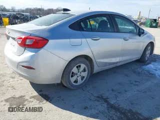 2018 Chevrolet Cruze LS with VIN 1G1BC5SM9J7129241, listed as a IAAI auction lot 41589811 with 66,721 mi miles and . Bid and sale history available at DreamBid. Image 4.