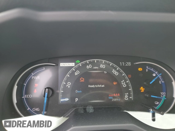 2025 Toyota RAV4 SE with VIN JTMAB3FV9SD242221, listed as a Copart auction lot 59388505 with 2,089 mi miles and Salvage title. Bid and sale history available at DreamBid. Image 9.