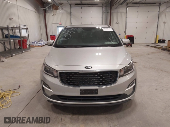 2021 Kia Sedona LX with VIN KNDMB5C18M6673537, listed as a IAAI auction lot 41248120 with 50,255 mi miles. Bid and sale history available at carsss.com. Image 12.