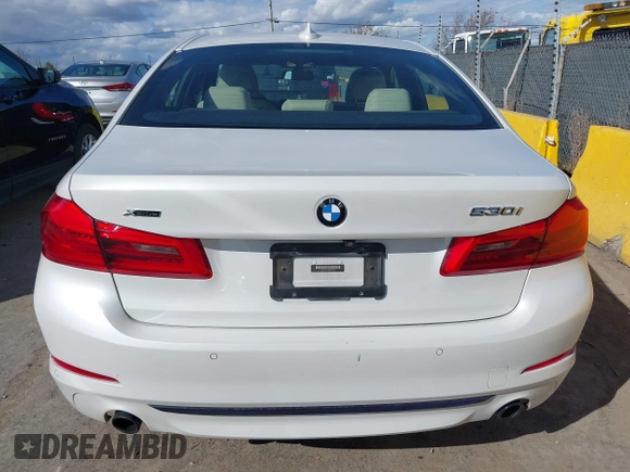 2017 BMW 5 Series 530i xDrive with VIN WBAJA7C33HWA70987, listed as a IAAI auction lot 41721231 with 99,507 mi miles and . Bid and sale history available at carsss.com. Image 16.