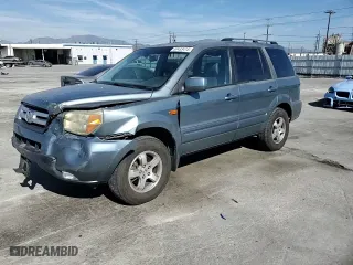 2006 Honda Pilot EX-L with VIN 2HKYF18586H529859, listed as a Copart auction lot 50433415 with 211,143 mi miles and Salvage Title. Bid and sale history available at carsss.com. Image 12.