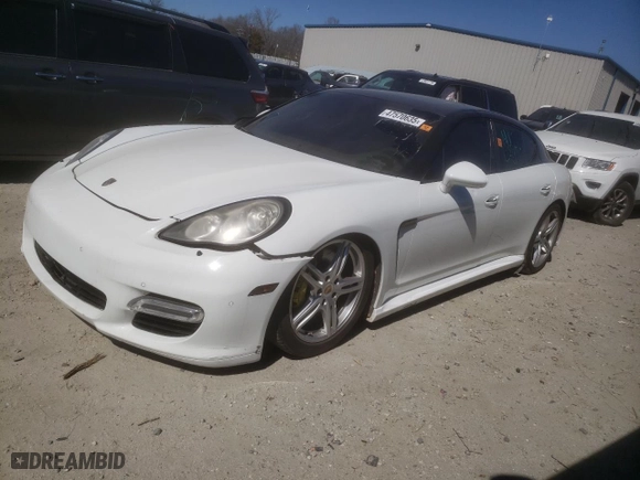 2011 Porsche Panamera Turbo with VIN WP0AC2A79BL090222, listed as a Copart auction lot 47570635 with 63,701 mi miles and Clean Title. Bid and sale history available at carsss.com. Image 1.