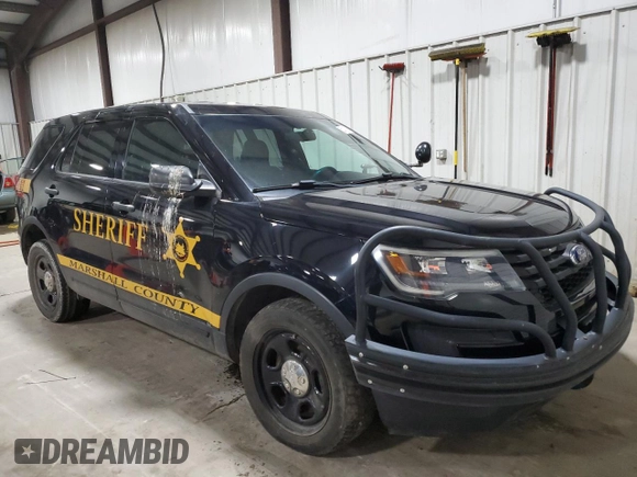 2016 Ford Police Interceptor Utility z VIN 1FM5K8AR7GGB54066, wystawiony jako Copart lot #52110255 z przebiegiem 95 302 mil mil oraz Szkoda całkowita • Salvage title. Historia ofert i sprzedaży dostępna na DreamBid. Obrazek 4.
