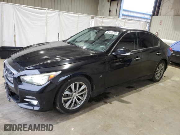 2015 Infiniti Q50 Premium z VIN JN1BV7AP4FM350041, wystawiony jako Copart lot #45012215 z przebiegiem 139 269 mil mil oraz Szkoda całkowita • Salvage title. Historia ofert i sprzedaży dostępna na DreamBid. Obrazek 1.