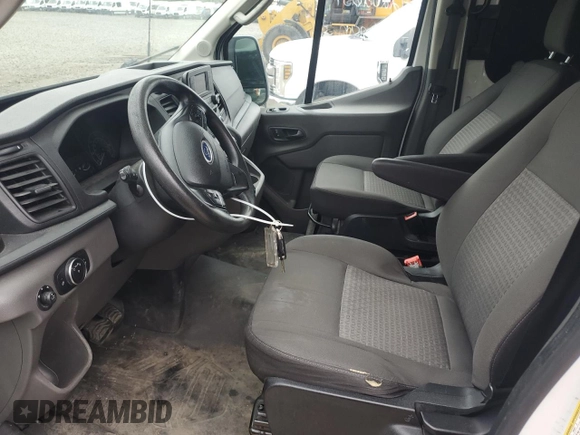 2020 Ford Transit Cargo with VIN 1FTBR1C84LKA51595, listed as a Copart auction lot 62990925 with 50,209 mi miles and Clean title. Bid and sale history available at DreamBid. Image 7.