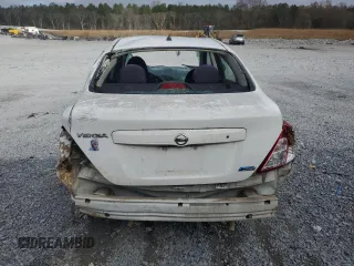 2012 Nissan Versa S with VIN 3N1CN7AP5CL878794, listed as a Copart auction lot 85910814 with 186,308 mi miles and Salvage Title. Bid and sale history available at carsss.com. Image 6.