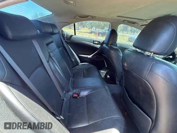 2006 Lexus IS 250 with VIN JTHCK262762007289, listed as a Copart auction lot 53722705 with 106,668 mi miles and Clean Title. Bid and sale history available at DreamBid. Image 6.