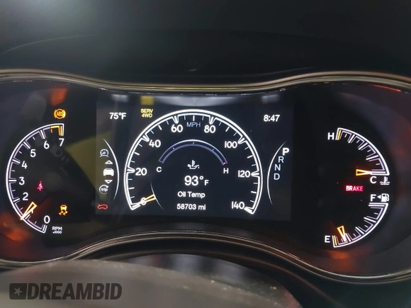 2019 Jeep Grand Cherokee Limited with VIN 1C4RJFBG2KC778478, listed as a IAAI auction lot 42650338 with 58,703 mi miles and . Bid and sale history available at DreamBid. Image 7.