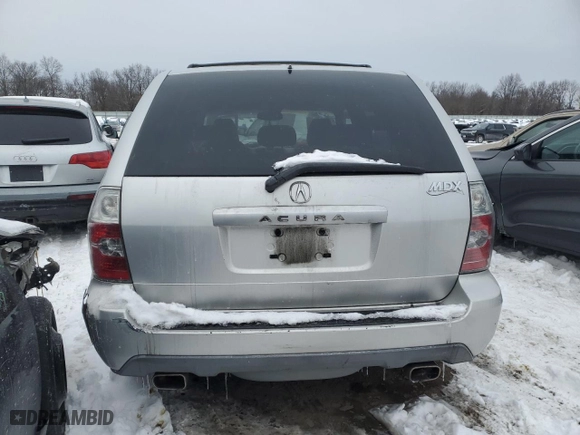 2005 Acura MDX Touring with VIN 2HNYD18665H540018, listed as a Copart auction lot 88942935 with 0 mi miles and Salvage Title. Bid and sale history available at carsss.com. Image 6.