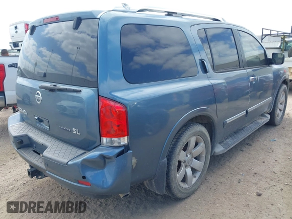 2011 Nissan Armada SV with VIN 5N1BA0ND6BN611508, listed as a IAAI auction lot 42031384 with 228,523 mi miles and . Bid and sale history available at DreamBid. Image 4.