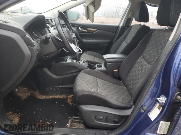 2017 Nissan Rogue SV with VIN JN1BJ1CR2HW111019, listed as a Copart auction lot 57762695 with 80,469 mi miles and Clean title. Bid and sale history available at DreamBid. Image 7.