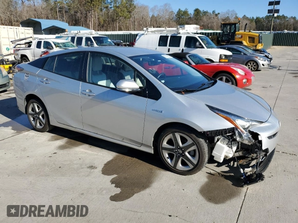 2017 Toyota Prius Two with VIN JTDKARFUXH3037331, listed as a Copart auction lot 89314285 with 74,619 mi miles and Salvage Title. Bid and sale history available at carsss.com. Image 4.