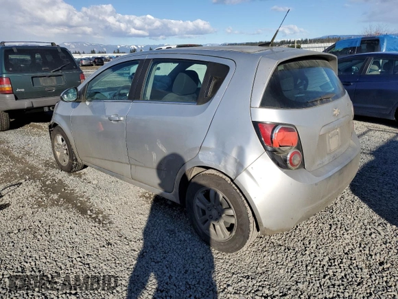 2014 Chevrolet Sonic LT with VIN 1G1JC6SB2E4175680, listed as a Copart auction lot 44746565 with 137,570 mi miles and Salvage Title. Bid and sale history available at carsss.com. Image 2.