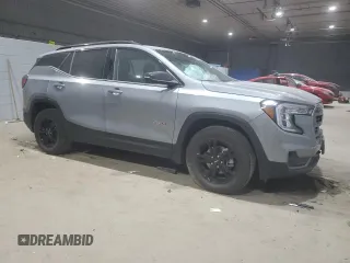 2024 GMC Terrain AT4 with VIN 3GKALYEG9RL267822, listed as a Copart auction lot 87405664 with 5,554 mi miles and Salvage Title. Bid and sale history available at DreamBid. Image 4.