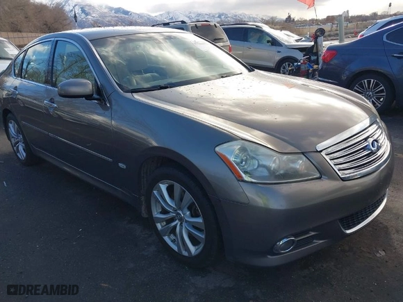 2008 Infiniti M35 with VIN JNKAY01F58M653457, listed as a IAAI auction lot 41206572 with 181,338 mi miles. Bid and sale history available at carsss.com. Image 1.