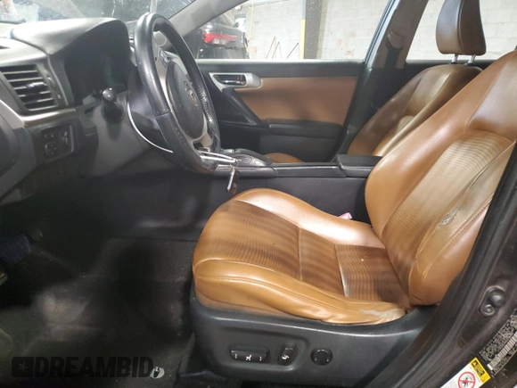 2011 Lexus CT 200h with VIN JTHKD5BH4B2043534, listed as a Copart auction lot 52693605 with 218,142 mi miles and Salvage Title. Bid and sale history available at DreamBid. Image 7.