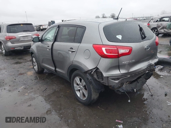 2012 Kia Sportage LX with VIN KNDPB3A29C7273864, listed as a IAAI auction lot 41543862 with 140,897 mi miles. Bid and sale history available at carsss.com. Image 3.