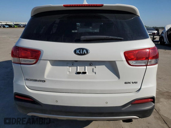 2017 Kia Sorento EX V6 with VIN 5XYPH4A59HG321386, listed as a Copart auction lot 58059574 with 92,235 mi miles and Salvage Title. Bid and sale history available at carsss.com. Image 6.