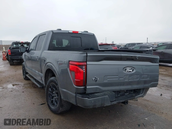 2024 Ford F-150 XLT with VIN 1FTFW3L52RKD43637, listed as a IAAI auction lot 41542868 with 29,468 mi miles. Bid and sale history available at carsss.com. Image 3.